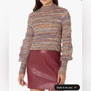 The Drop Crocheted Sweater, Colorful